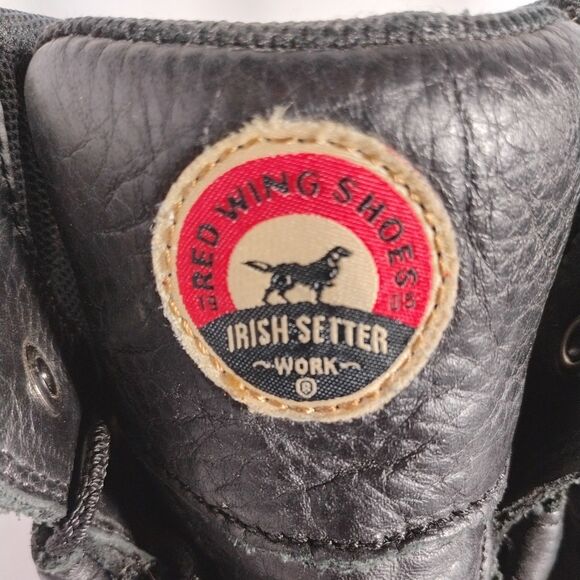 Red Wing Irish Setter 83612 Boots - Steel Toe - Size 11.5 Men's- New Black - Picture 10 of 15